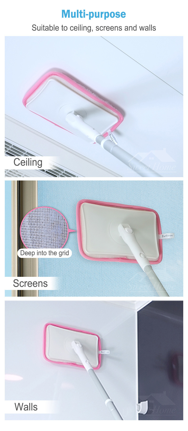 Baby Seal Wall Ceiling Cleaning Brush-4